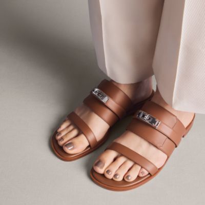 Hermès women's leather sandals and slides | Hermès USA